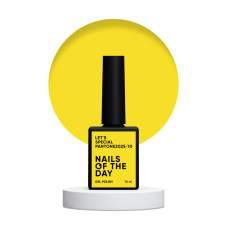 NAILSOFTHEDAY Let's special Pantone 2025/10 - słoneczny żółty lakier hybrydowy, 10 ml